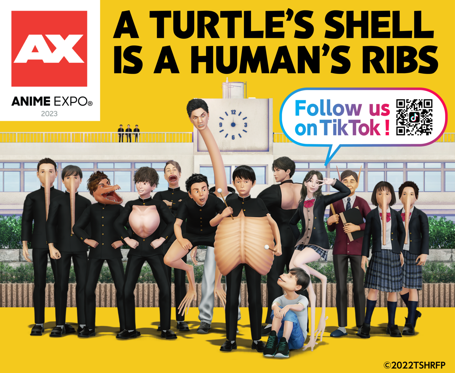 Mori Masa to appear at the screening of “A Turtle’s Shell is a Human’s Ribs” at Anime Expo 2023.